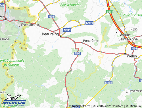 MICHELIN Thanville map - ViaMichelin