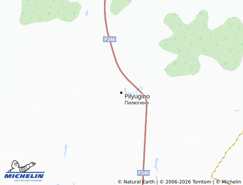 MICHELIN-Landkarte Pilyugino - ViaMichelin