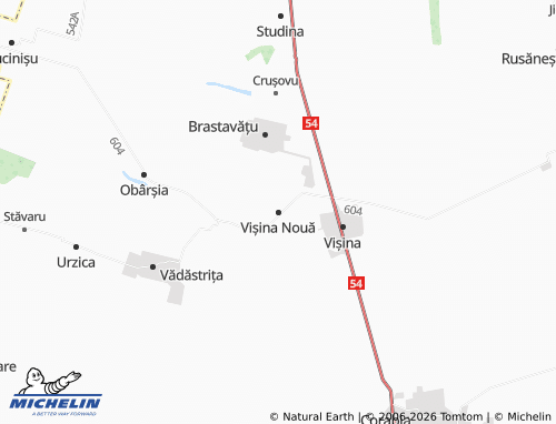 MICHELIN-Landkarte Vișina Nouă - ViaMichelin