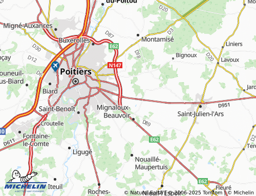 MICHELIN Le Breuil-l'Abesse map - ViaMichelin