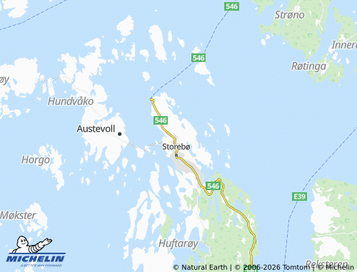 MICHELIN-Landkarte Birkenes - ViaMichelin