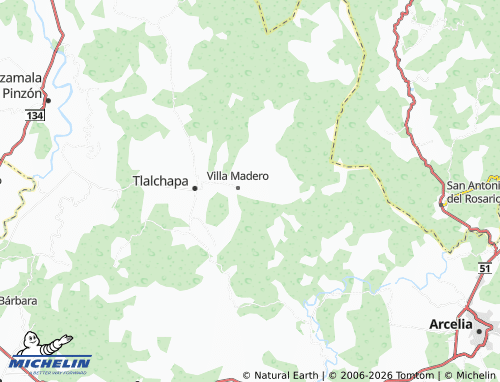 MICHELIN Los Reyes map - ViaMichelin