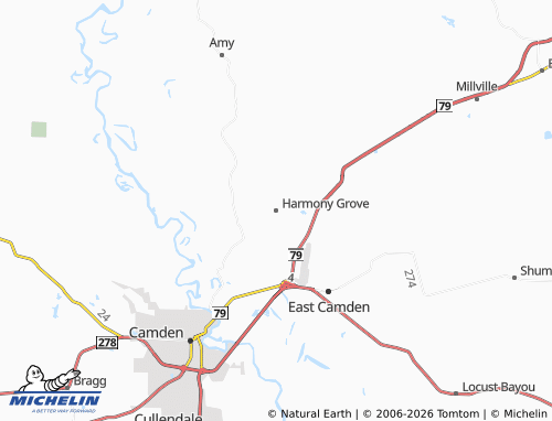 Mappa MICHELIN Harmony Grove - ViaMichelin