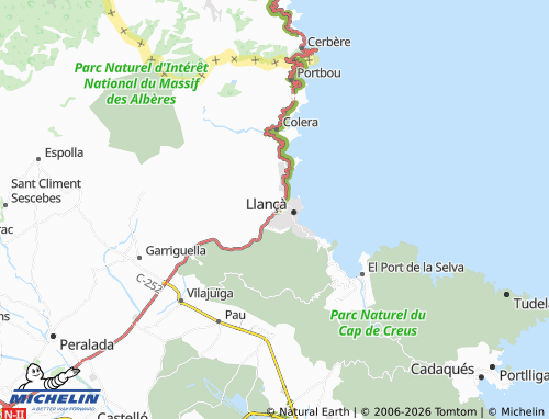 MICHELIN Setcases map - ViaMichelin