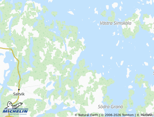 MICHELIN-Landkarte Sveden - ViaMichelin