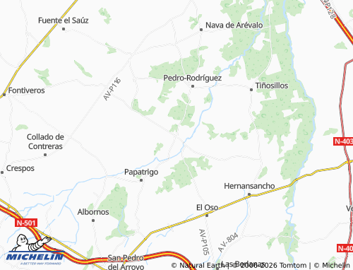 MICHELIN Cabizuela map - ViaMichelin