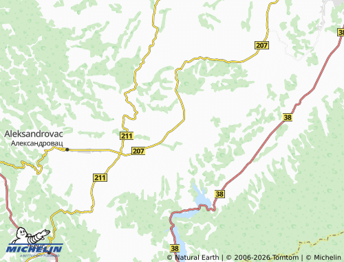 Mapa MICHELIN Dašnica - ViaMichelin