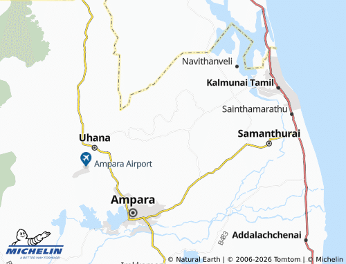 Mappa MICHELIN Dadayanthalawa West - ViaMichelin