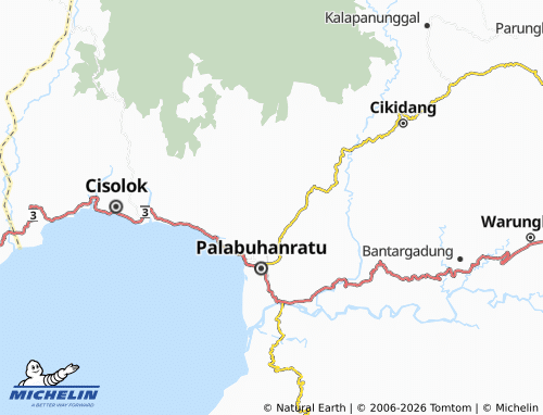 MICHELIN-Landkarte Cimanggu - ViaMichelin