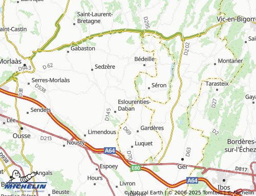 Carte MICHELIN Saubole - ViaMichelin