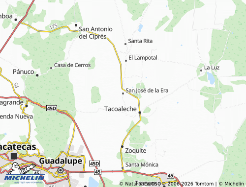 Mappa MICHELIN San José de la Era - ViaMichelin