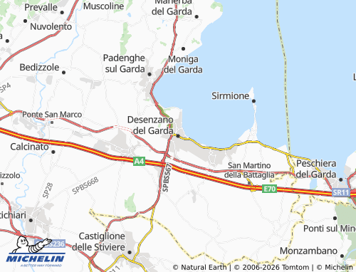 Mappa MICHELIN Desenzano del Garda - ViaMichelin