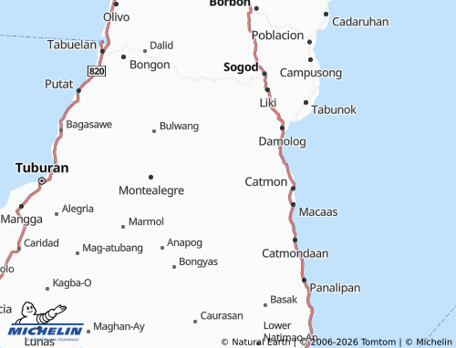 MICHELIN Cabalawan map - ViaMichelin