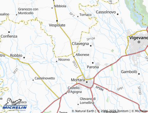 MICHELIN Albonese map - ViaMichelin