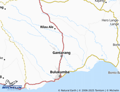 MICHELIN Tanah Harapan map - ViaMichelin