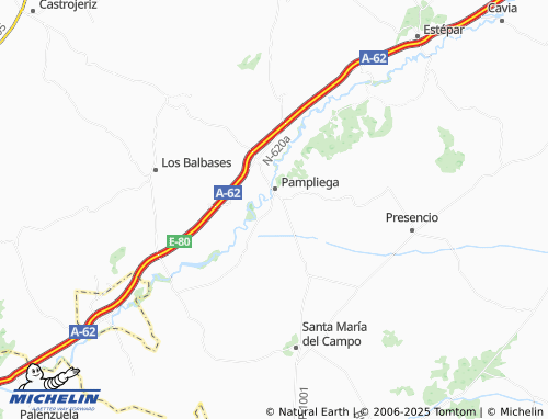 MICHELIN Palazuelos de Muñó map - ViaMichelin