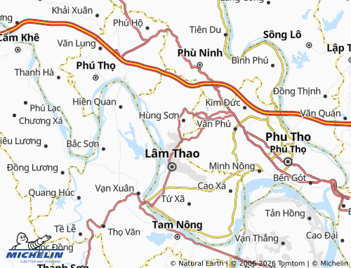 Mapa MICHELIN Thạch Sơn - ViaMichelin
