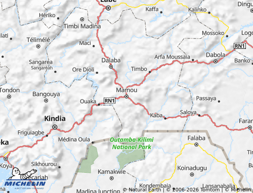 MICHELIN Mamou map - ViaMichelin