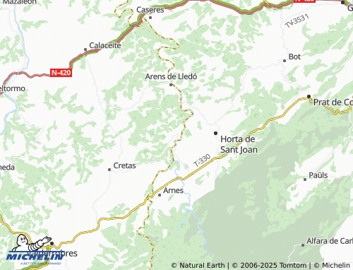 MICHELIN Lledó map - ViaMichelin