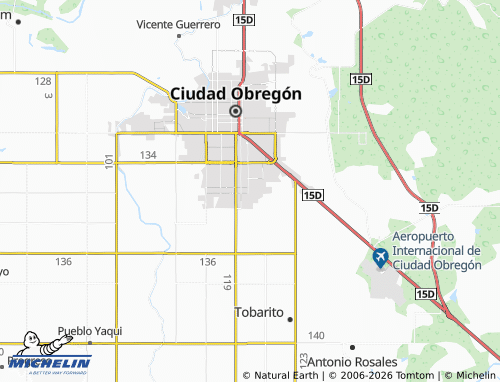 Mapa MICHELIN Misión del Sol II - ViaMichelin