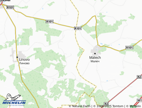 MICHELIN Kontsiki map - ViaMichelin