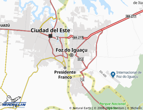 Mappa MICHELIN Foz do Iguacu - ViaMichelin