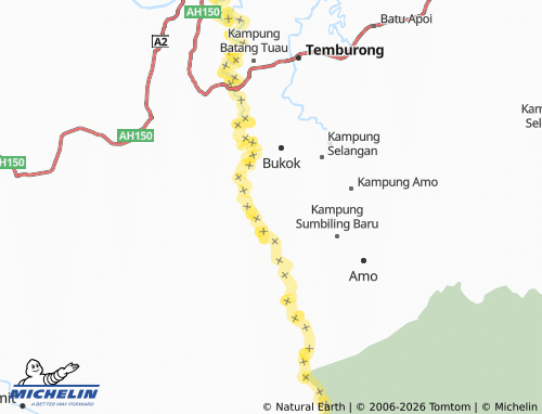 Mappa MICHELIN Kampung Kenua - ViaMichelin