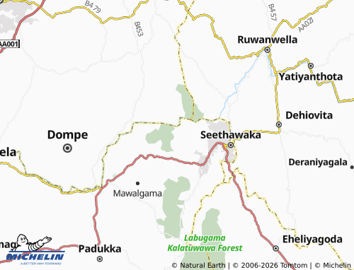 Mappa MICHELIN Manakada - ViaMichelin