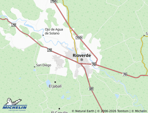 Mapa MICHELIN Galeana - ViaMichelin