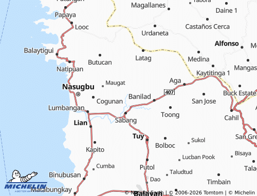 MICHELIN Tumalim map - ViaMichelin