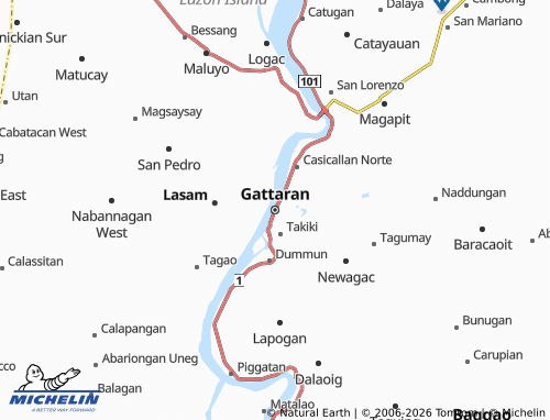 Mappa MICHELIN Gattaran - ViaMichelin