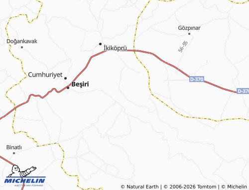 MICHELIN-Landkarte Asmadere - ViaMichelin
