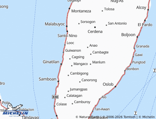 MICHELIN Malatbo map - ViaMichelin