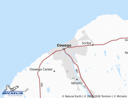 Mappa MICHELIN Oswego - ViaMichelin