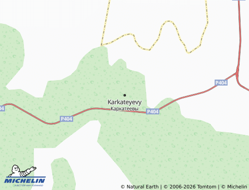MICHELIN-Landkarte Karkateyevy - ViaMichelin