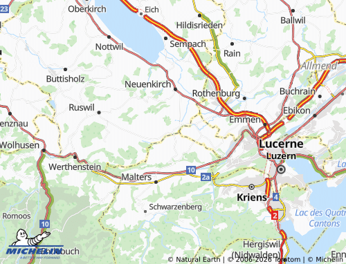 Mappa MICHELIN Hellbühl - ViaMichelin