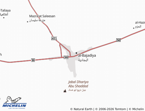 MICHELIN-Landkarte Sahara - ViaMichelin