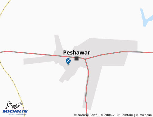 Mappa MICHELIN Peshawar - ViaMichelin
