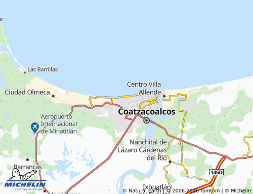 Mapa MICHELIN Petroquímica - ViaMichelin