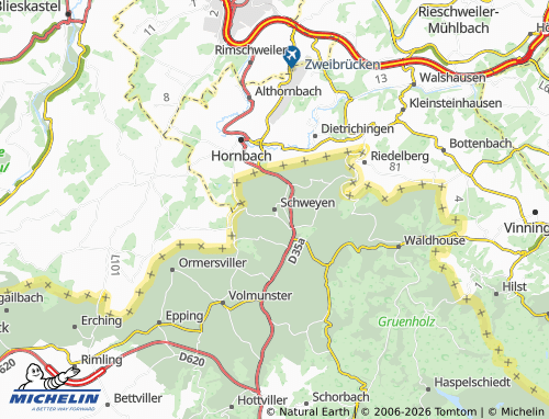 Mapa MICHELIN Schweyen - ViaMichelin