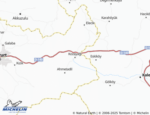 MICHELIN Kozayağı map - ViaMichelin