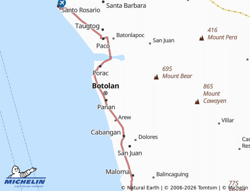 MICHELIN Carael map - ViaMichelin