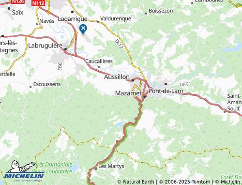 MICHELIN Calmon map - ViaMichelin