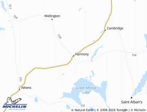 Mappa MICHELIN Harmony - ViaMichelin
