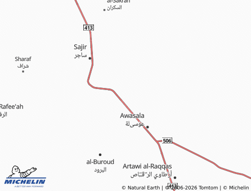MICHELIN-Landkarte Musharrafah - ViaMichelin