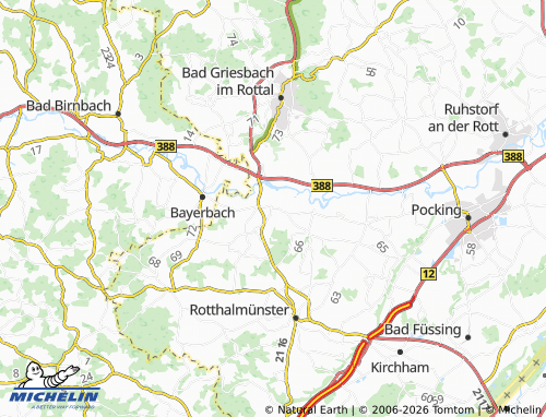 Mapa MICHELIN Penning - ViaMichelin