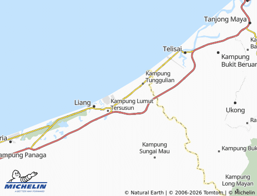 Mappa MICHELIN Kampung Perumpong - ViaMichelin