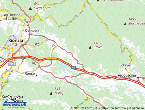 Carte MICHELIN Vitovlje - ViaMichelin