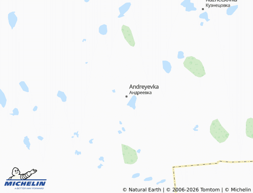 MICHELIN-Landkarte Andreyevka - ViaMichelin