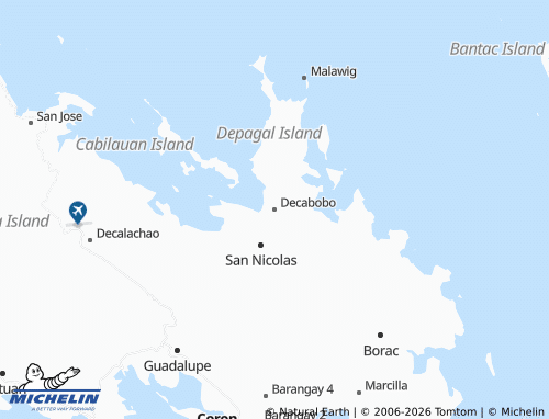 Mapa MICHELIN Decabobo - ViaMichelin